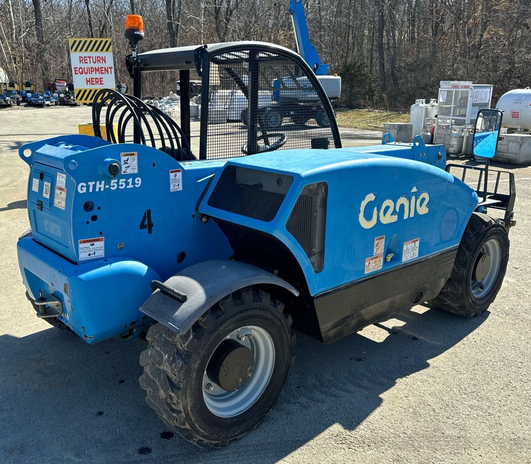 2015 Genie GTH-5519 Telehandler thumbnail 4